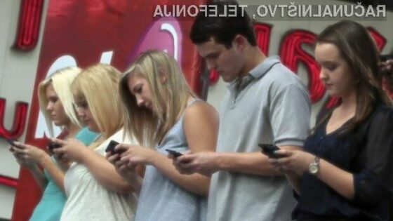 Otroci in mladostniki bi se morali izogibati prekomerne uporabe mobilnih naprav!