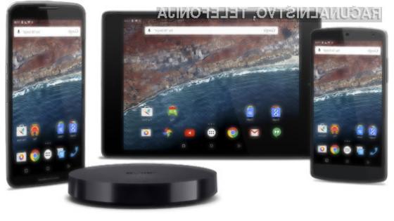 Mobilne naprave Google Nexus so kot prve prejele posodobitev na Android 6.0 Marshmallow.