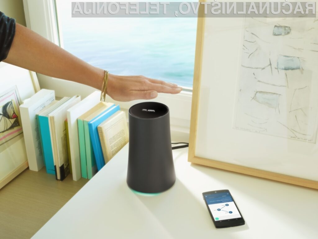 Novi Googlov usmerjevalnik OnHub lahko upravljamo celo z roko.