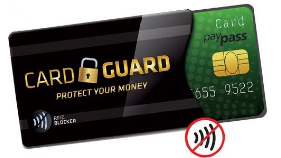 IDE.Card Guard zaščiti denar na računu, kartični hotelski ključ, klubsko kartico, vašo identiteto, dostopne podatke in informacije, ki jih shranjujete na karticah RFID.