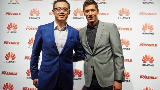 Huawei je oznanil Roberta Lewandowskega za novega ambasadorja