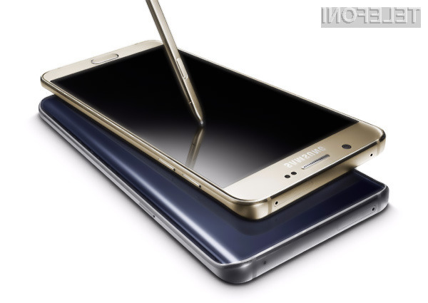 V Evropi bo poslovni mobilnik Samsung Galaxy Note 5 naprodaj že januarja.