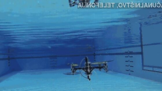 Naprava, ki je leteči dron in podmornica v enem, vsaj zaenkrat obeta veliko.
