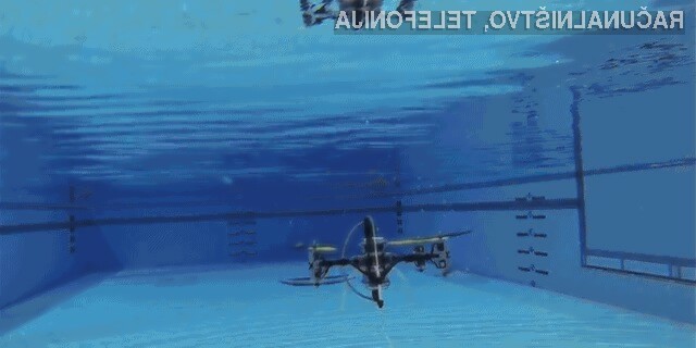 Naprava, ki je leteči dron in podmornica v enem, vsaj zaenkrat obeta veliko.