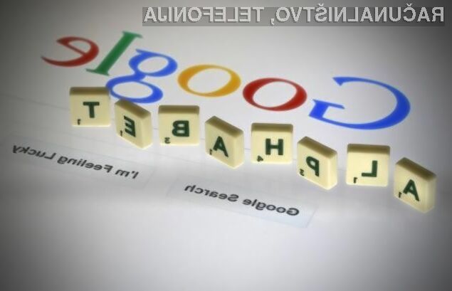 Pravni subjekt Alphabet pridobiva na vrednosti kot za stavo!