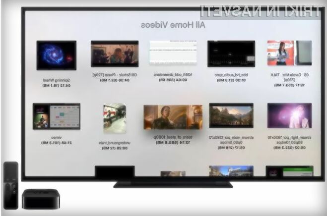 Večpredstavnostni predvajalnik VLC se odlično znajde na Apple TV-ju.