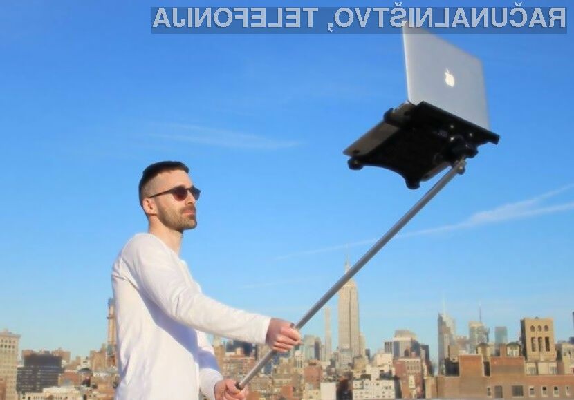 Prva selfie palica za prenosnike MacBook trenutno še ni naprodaj.