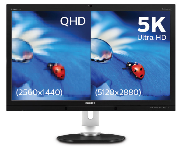 5K Ultra HD LCD monitor s PerfectKolor Philiips 275P4VYKEB