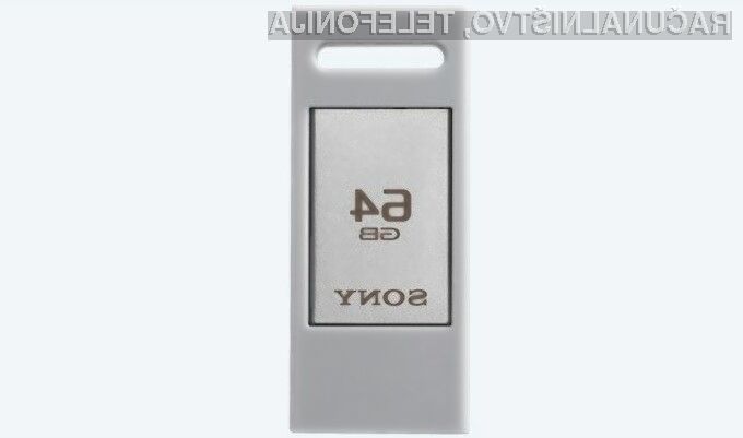 Pomnilniški ključ Sony USB-C bomo lahko uporabljali tako na osebnih računalnikih kot mobilnih napravah.