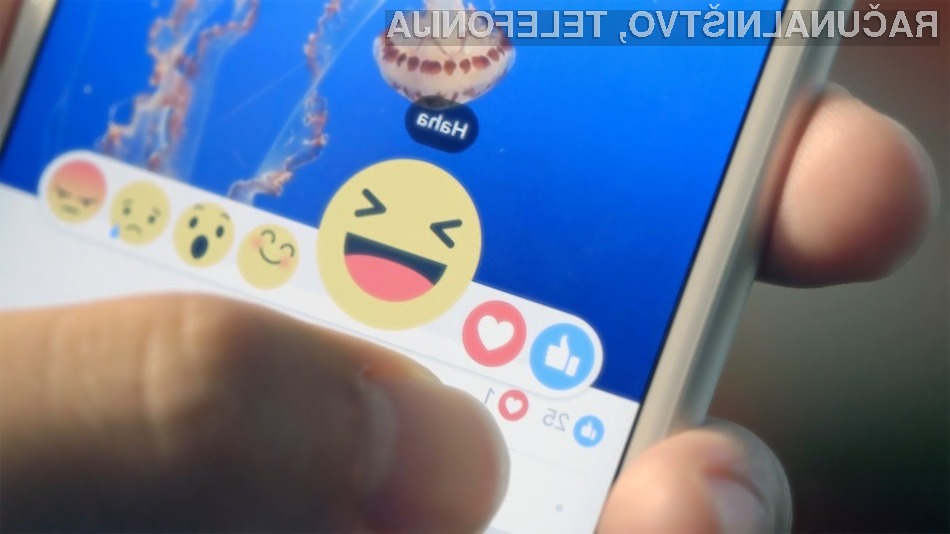 Uporaba različnih čustvenih simbolov precej olajša izražanje čustev na družbenem omrežju Facebook.