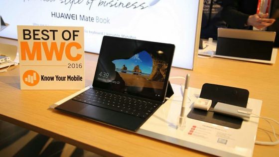 Huawei MateBook je v prvih dveh dneh kongresa Mobile World Congress 2016 osvojil pet nagrad