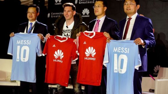 Lionel Messi se je pridružil družini ambasadorjev podjetja Huawei