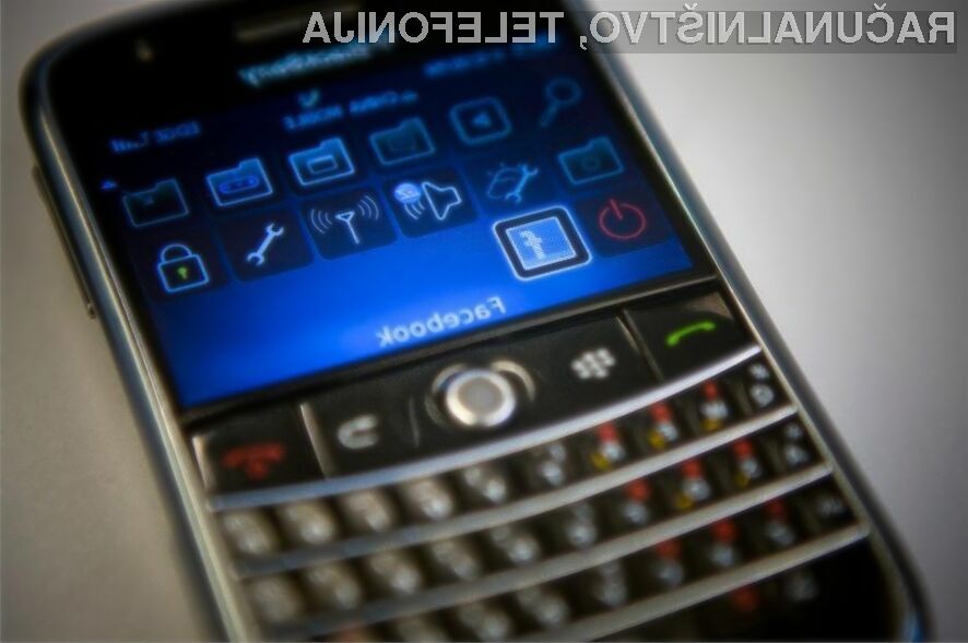 Uporabniki mobilnih naprav BlackBerry bodo kmalu ostali še brez Facebooka!