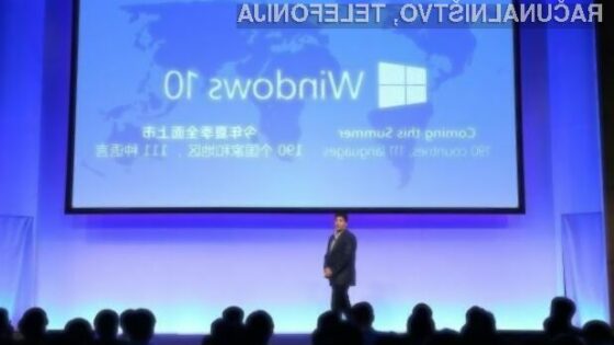 Windows 10 Zhuangongban bodo lahko nameščali tudi na vladne računalnike.
