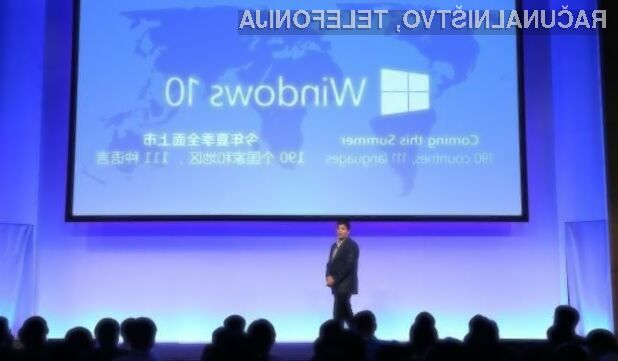 Windows 10 Zhuangongban bodo lahko nameščali tudi na vladne računalnike.