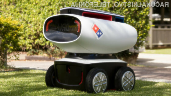 Robot za dostavo pic Domino's DRU delo opravlja z odliko.