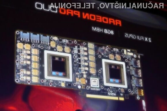 AMD Radeon Pro Duo bo zlahka kos tudi najzahtevnejšim nalogam.