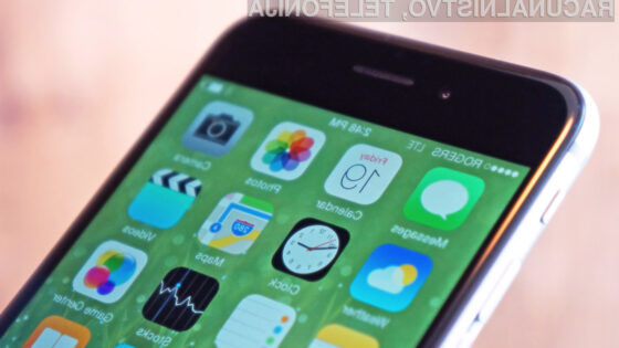 V mobilnem operacijskem sistemu iOS 9.3 mrgoli napak!