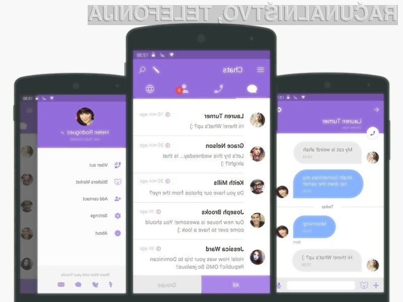 Novi Viber bo na voljo za uporabnike mobilnih naprav Android in iOS ter osebnih računalnikov Windows in MacOS.