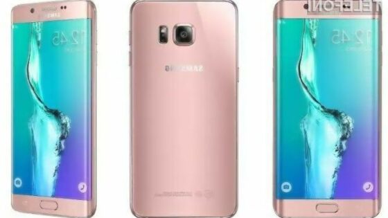 Rožnata barva odlično pristaja pametnim mobilnim telefonom Samsung Galaxy S7 in S7 Edge!