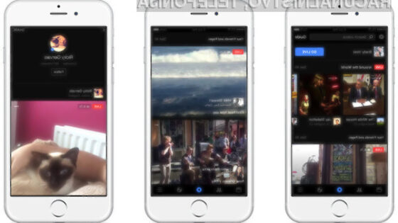 Facebook Live Video je odslej na voljo za vse uporabnike mobilnih naprav iOS in Android.