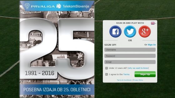 Telekom Slovenije pripravil poseben digitalni album ob 25-letnici slovenskega nogometnega prvoligaškega tekmovanja