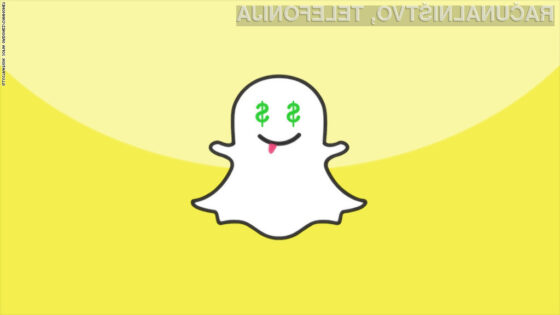 Snapchat vreden 20 milijard dolarjev, a iščejo nove investitorje