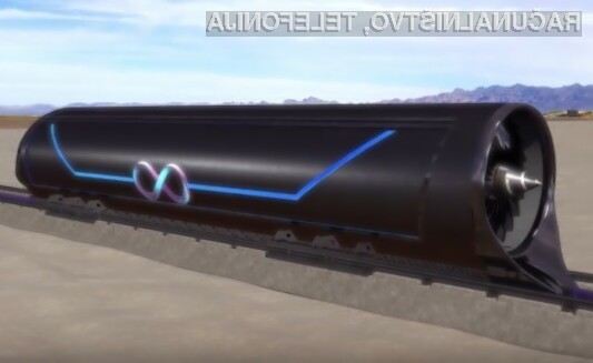 Superhitri vlak Hyperloop bo lahko potnike prevažal s hitrostjo do 1.200 kilometrov na uro.