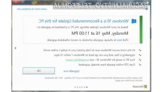 Bodite pozorni na vsako obvestilo, povezano z operacijskim sistemom Windows 10.