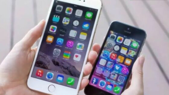 Ikone pri pametnem mobilnem teflonu iPhone se bodo prilagajale uporabnikovi roki.