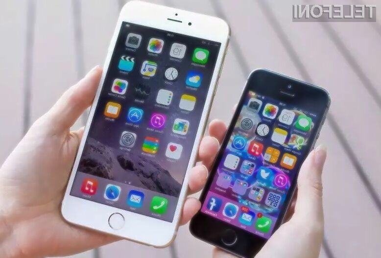 Ikone pri pametnem mobilnem teflonu iPhone se bodo prilagajale uporabnikovi roki.