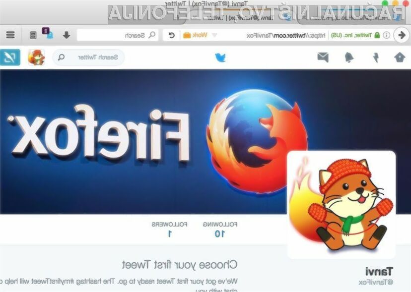 Novi Mozilla Firefox uporabniku ponuja različne profile za deskanje po svetovnem spletu.