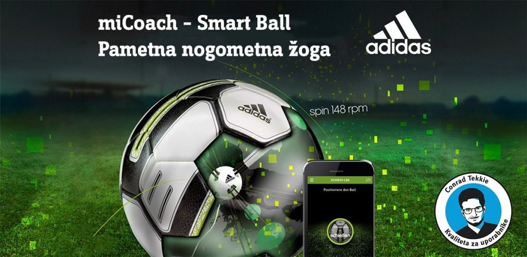 Pametna nogometna žoga miCoach Smart Ball