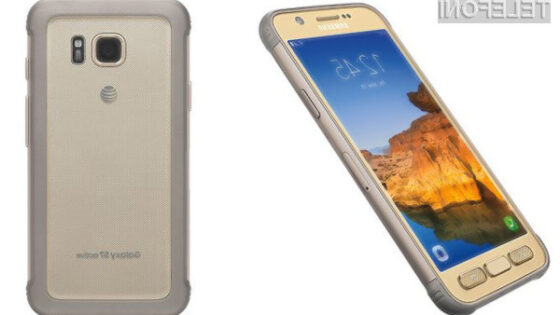 Mobilni telefon Samsung Galaxy S7 Active naj bi zlahka prepričal aktivne.
