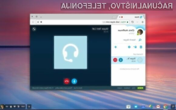 Novi spletni Skype je razveselil marsikaterega uporabnika operacijskih sistemov Linux in Chrome OS.
