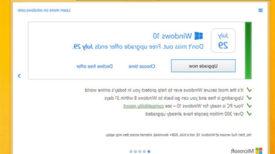 Zaradi bojazni pred množičnimi tožbami zoper podjetje Microsoft je to sprejelo odločitev, da bo povsem prenovilo okno za posodobitev na operacijski sistem Windows 10.