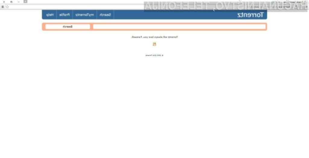 Spletni portal Torrentz.eu ne ponuja vse povezav torrent do nelegalnih vsebin!