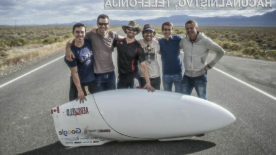 Najhitrejše kolo na svetu na človeški pogon doseže hitrost 144 kilometrov na uro!