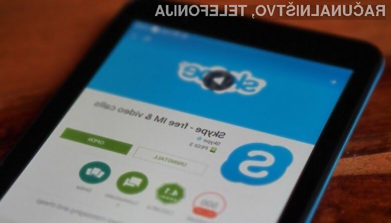 Novi mobilni Skype je v celoti združljiv z Androidom 7.0 Nougat.
