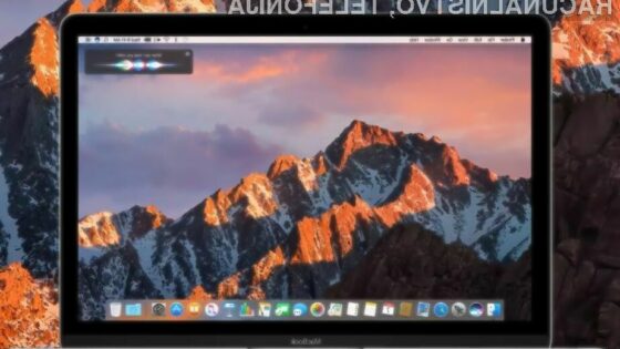 Operacijski sistem MacOS Sierra naj bi bil hitrejši, zanesljivejši in varnejši!