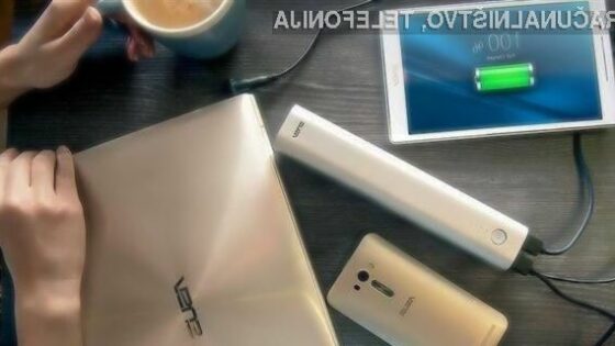 Prenosna baterija Asus ZenPower Max lahko brez težav napolni celo baterijo prenosnika.