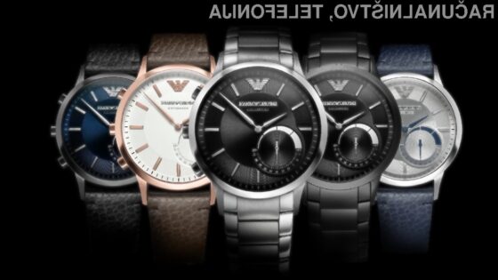 Emporio Armani Connected - pametne analogne ure polne tradicionalne elegance