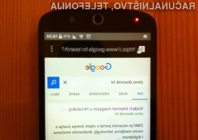 Za brskanje po spletu se vse pogosteje uporablja mobilni internet.