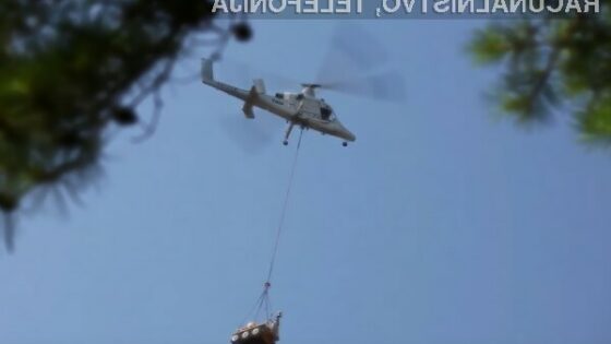 Požare bodo gasili droni in avtonomni helikopterji