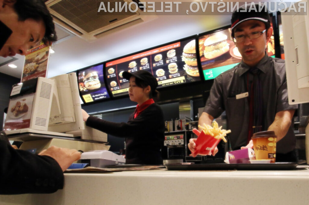 Hrano v McDonaldsu bomo lahko kmalu naročali kar preko mobilnih naprav.