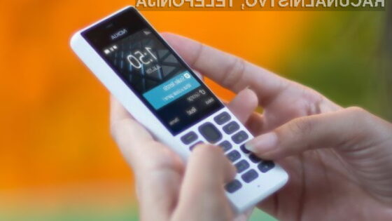 Telefon Nokia 150 je namenjen manj zahtevnim uporabnikom!