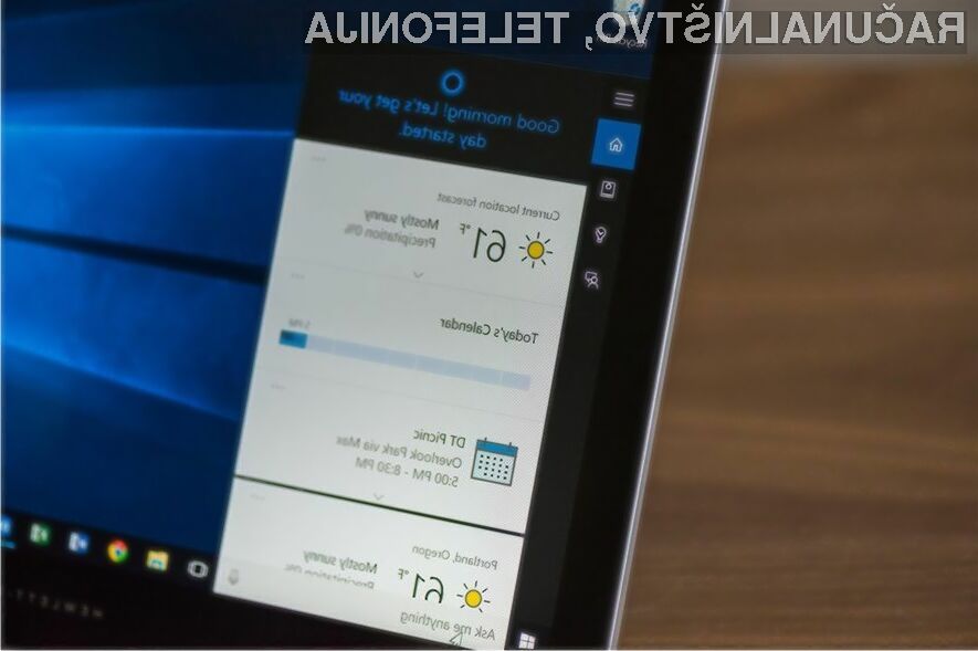 Digitalna asistentka Cortana naj bi poenostavila postopek namestitve operacijskega sistema Windows 10.