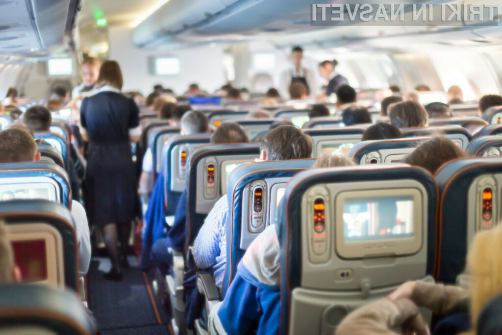 Pred uporabo Wi-Fi omrežja na letalu raje dvakrat premislite