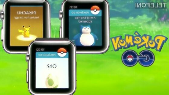 Priljubljena igra Pokemon Go bo kmalu na voljo še za Apple Watch!