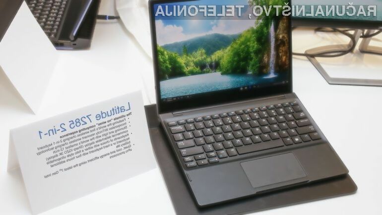 Prenosni računalnik Dell Latitude 7285 je prvi prenosnik, ki ga lahko polnimo tudi brezžično!